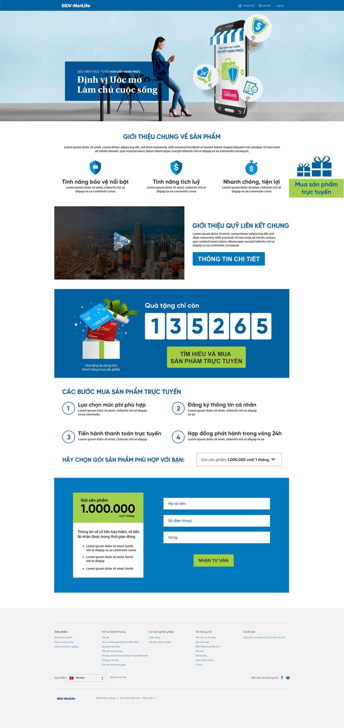 Landing page tổng hợp – 12